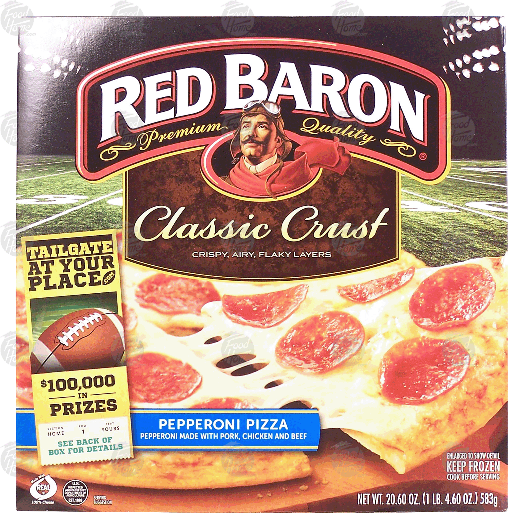 Red Baron Classic Crust pepperoni pizza Full-Size Picture